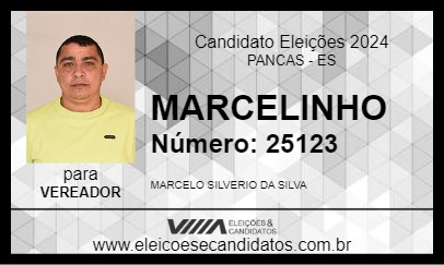 Candidato MARCELINHO 2024 - PANCAS - Eleições