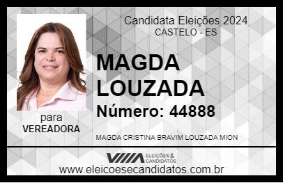 Candidato MAGDA LOUZADA 2024 - CASTELO - Eleições