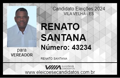 Candidato RENATO SANTANA 2024 - VILA VELHA - Eleições