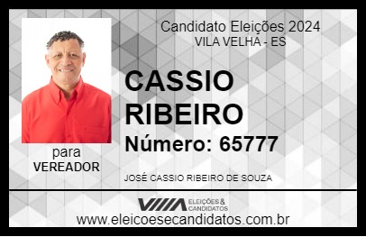 Candidato CASSIO RIBEIRO 2024 - VILA VELHA - Eleições