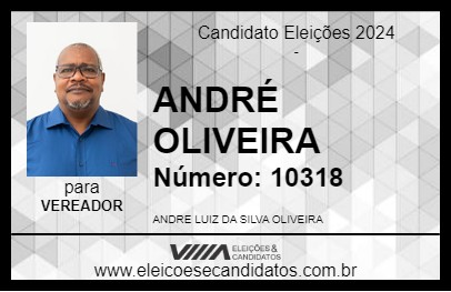 Candidato ANDRÉ OLIVEIRA 2024 - SÃO MATEUS - Eleições