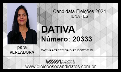 Candidato DATIVA 2024 - IÚNA - Eleições