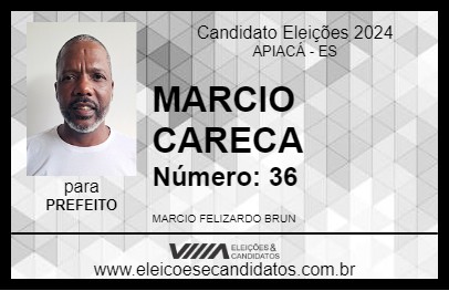 Candidato MARCIO CARECA 2024 - APIACÁ - Eleições