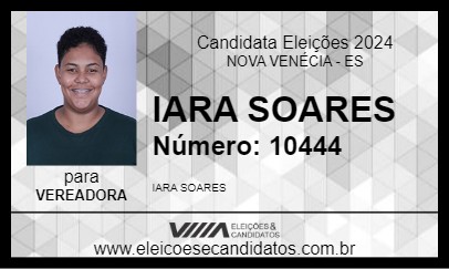 Candidato IARA SOARES 2024 - NOVA VENÉCIA - Eleições