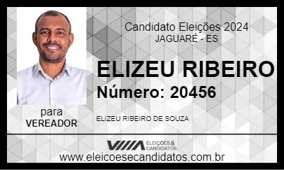 Candidato ELIZEU RIBEIRO 2024 - JAGUARÉ - Eleições