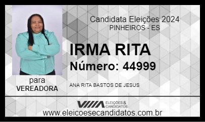 Candidato MISSIONÁRIA RITA 2024 - PINHEIROS - Eleições