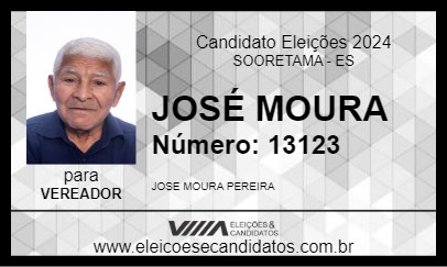 Candidato JOSÉ MOURA 2024 - SOORETAMA - Eleições