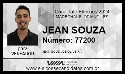 Candidato JEAN SOUZA 2024 - MARECHAL FLORIANO - Eleições