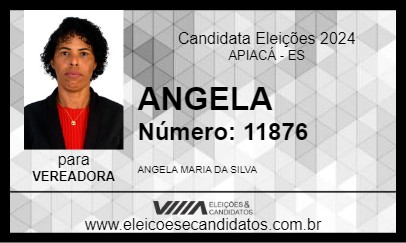 Candidato ANGELA 2024 - APIACÁ - Eleições