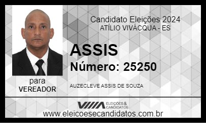 Candidato ASSIS 2024 - ATÍLIO VIVÁCQUA - Eleições