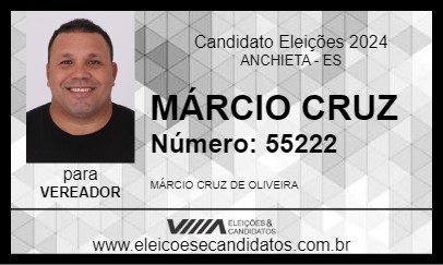 Candidato MÁRCIO CRUZ 2024 - ANCHIETA - Eleições