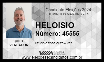 Candidato HELOISIO 2024 - DOMINGOS MARTINS - Eleições