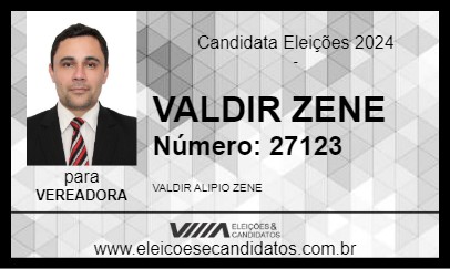 Candidato VALDIR ZENE 2024 - DOMINGOS MARTINS - Eleições