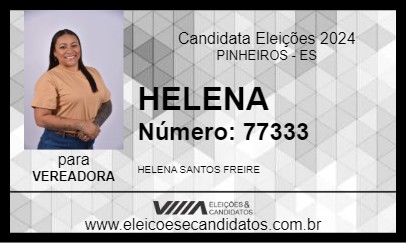 Candidato HELENA 2024 - PINHEIROS - Eleições