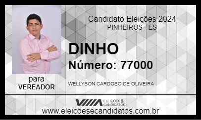 Candidato DINHO 2024 - PINHEIROS - Eleições