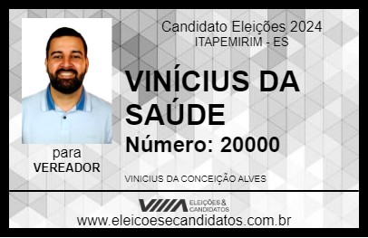 Candidato VINÍCIUS DA SAÚDE 2024 - ITAPEMIRIM - Eleições