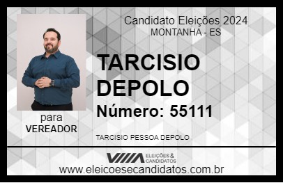 Candidato TARCISIO DEPOLO 2024 - MONTANHA - Eleições