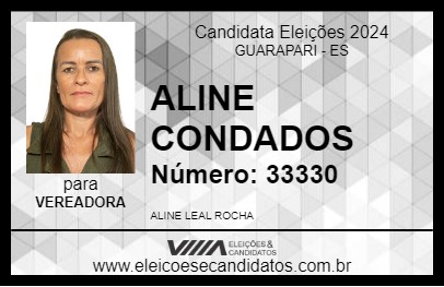 Candidato ALINE ROCHA 2024 - GUARAPARI - Eleições