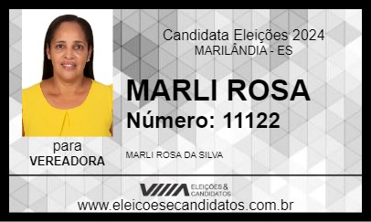 Candidato MARLI ROSA 2024 - MARILÂNDIA - Eleições