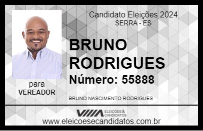 Candidato BRUNO RODRIGUES 2024 - SERRA - Eleições