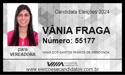 Candidato VÂNIA FRAGA 2024 - SERRA - Eleições