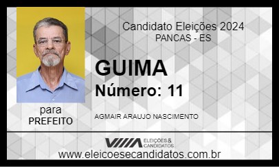 Candidato GUIMA 2024 - PANCAS - Eleições