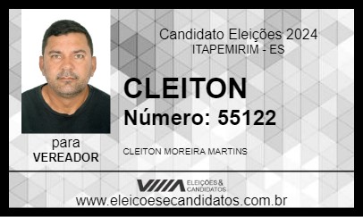 Candidato CLEITON 2024 - ITAPEMIRIM - Eleições