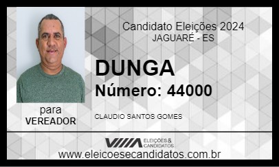 Candidato DUNGA 2024 - JAGUARÉ - Eleições