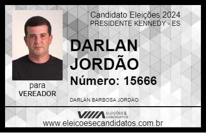 Candidato DARLAN JORDÃO 2024 - PRESIDENTE KENNEDY - Eleições