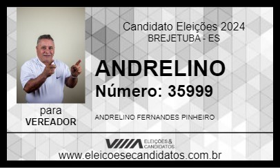 Candidato ANDRELINO 2024 - BREJETUBA - Eleições