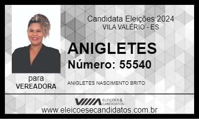 Candidato ANIGLETES 2024 - VILA VALÉRIO - Eleições