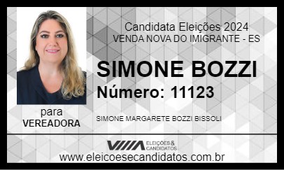 Candidato SIMONE BOZZI 2024 - VENDA NOVA DO IMIGRANTE - Eleições