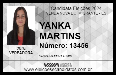 Candidato YANKA MARTINS 2024 - VENDA NOVA DO IMIGRANTE - Eleições