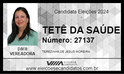 Candidato TETÊ DA SAÚDE 2024 - MARECHAL FLORIANO - Eleições