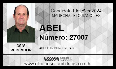 Candidato ABEL 2024 - MARECHAL FLORIANO - Eleições