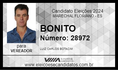 Candidato BONITO 2024 - MARECHAL FLORIANO - Eleições