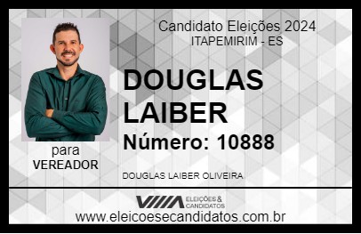 Candidato DOUGLAS LAIBER 2024 - ITAPEMIRIM - Eleições