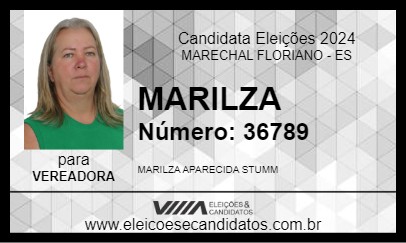 Candidato MARILZA 2024 - MARECHAL FLORIANO - Eleições