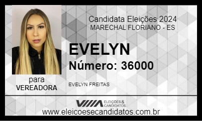 Candidato EVELYN 2024 - MARECHAL FLORIANO - Eleições