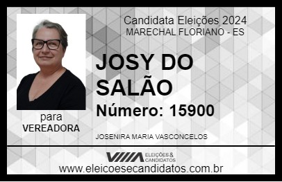 Candidato JOSY DO SALÃO 2024 - MARECHAL FLORIANO - Eleições