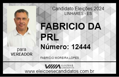 Candidato FABRICIO 2024 - LINHARES - Eleições