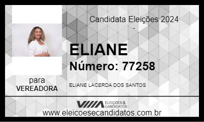 Candidato ELIANE 2024 - SÃO GABRIEL DA PALHA - Eleições