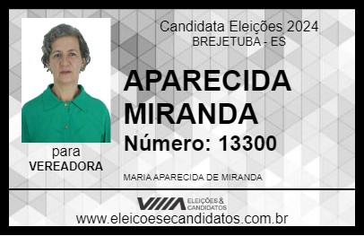 Candidato APARECIDA MIRANDA 2024 - BREJETUBA - Eleições