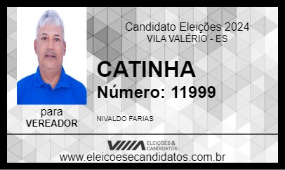 Candidato CATINHA 2024 - VILA VALÉRIO - Eleições