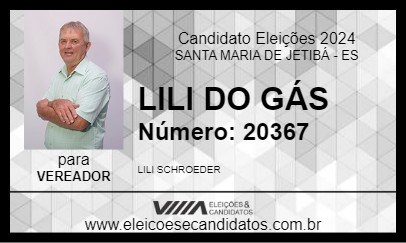 Candidato LILI DO GÁS 2024 - SANTA MARIA DE JETIBÁ - Eleições