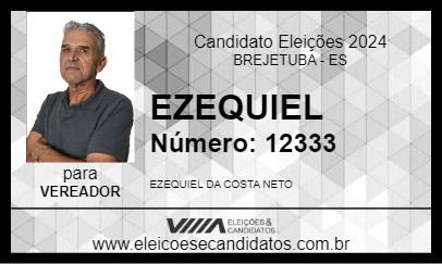 Candidato EZEQUIEL 2024 - BREJETUBA - Eleições