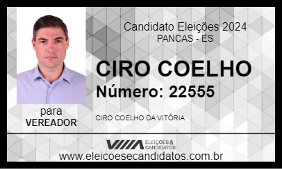 Candidato CIRO COELHO 2024 - PANCAS - Eleições