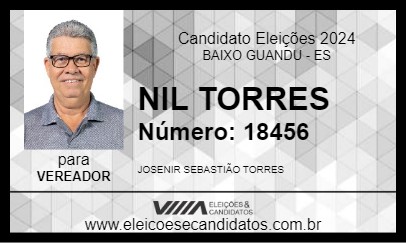 Candidato NIL TORRES 2024 - BAIXO GUANDU - Eleições