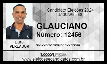 Candidato GLAUCIANO 2024 - JAGUARÉ - Eleições