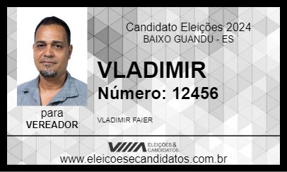 Candidato VLADIMIR 2024 - BAIXO GUANDU - Eleições